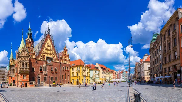 Vecchio municipio in wroclaw — Foto Stock