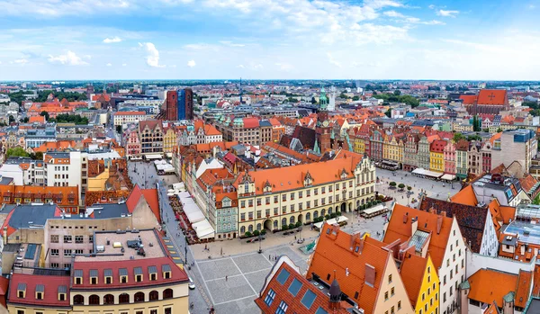 Place du marché à Wroclaw — Photo