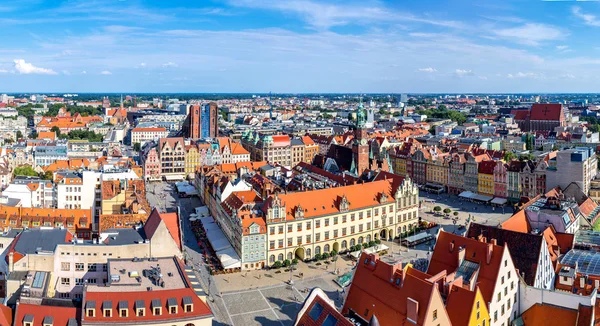 Place du marché à Wroclaw — Photo