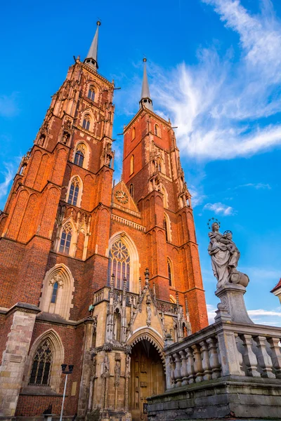 Cathedral St. John in Wroclaw — Stock Photo, Image