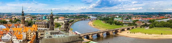 Dresden e rio Elba — Fotografia de Stock