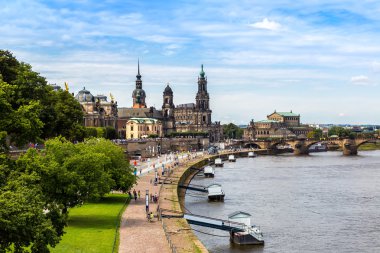 Dresden 'in panoramik görünümü