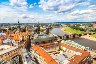 Dresden 'in panoramik görünümü