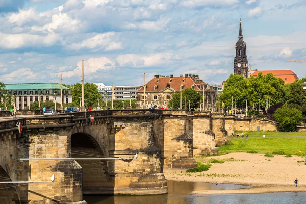 Panoramautsikt över Dresden — Stockfoto