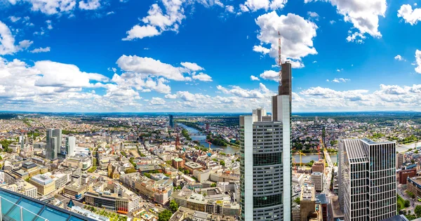 Finanzviertel in Frankfurt — Stockfoto