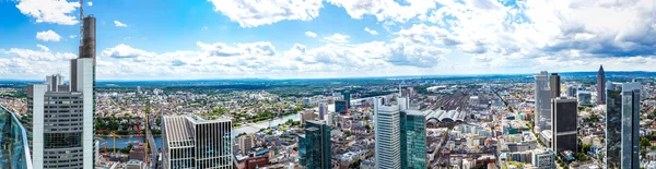 Finanzviertel in Frankfurt — Stockfoto