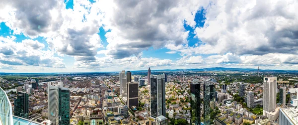 Financial district in Frankfurt — Stock Photo, Image