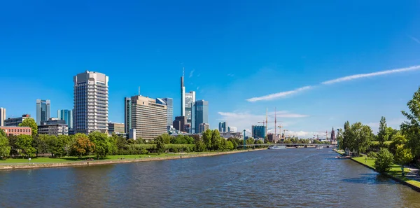 Finanzviertel in Frankfurt — Stockfoto