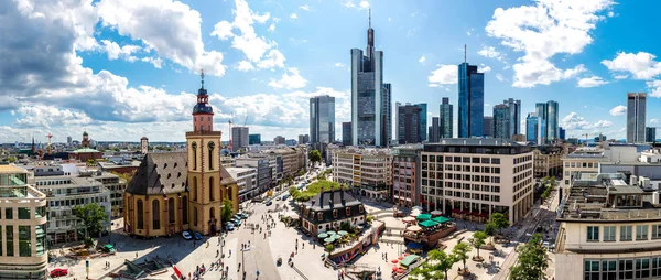 Finansdistriktet i Frankfurt — Stockfoto