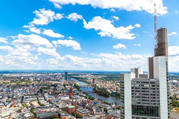 Financial district in Frankfurt — Stock Photo, Image