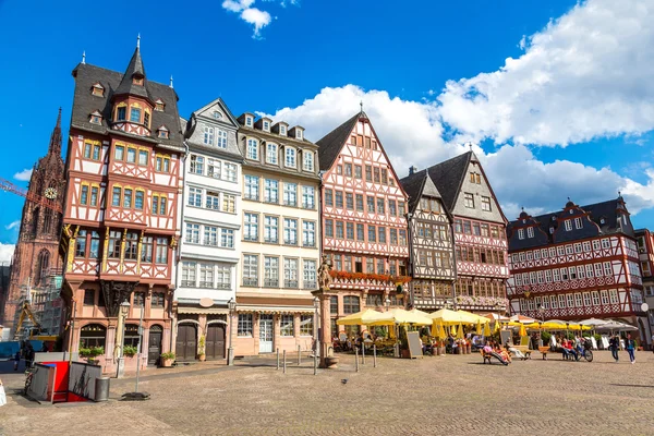 Old traditional buildings in Frankfurt — Stock Photo, Image