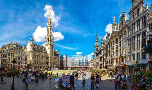 The grand place i Bryssel — Stockfoto