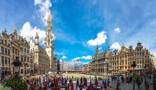 The grand place i Bryssel — Stockfoto