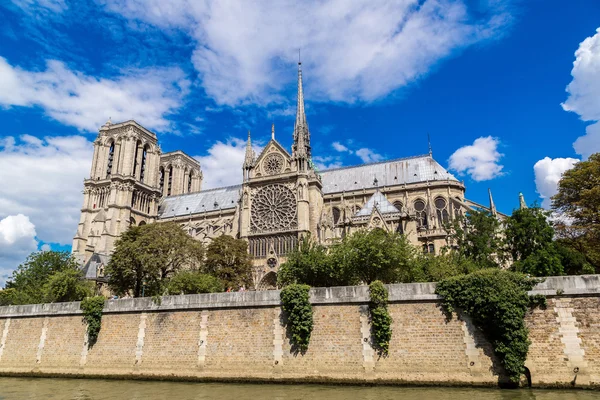 Senna e Notre Dame de Paris — Foto Stock