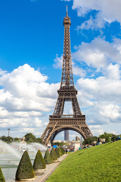 Eiffel Tower is the most visited monument in France and famous symbol of Paris