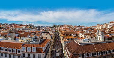 Lizbon panoramik havadan görünümü