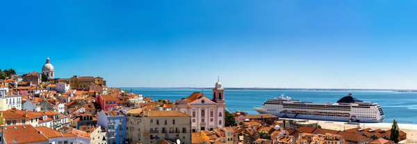 Panorama view of Lisbon