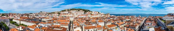 Panorama Flygfoto över Lissabon — Stockfoto