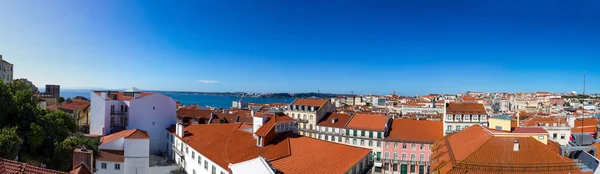 Panorama-Luftaufnahme von Lissabon — Stockfoto