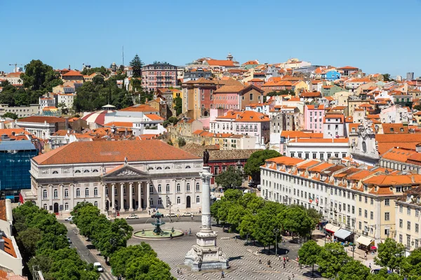Flygfoto över Lissabon — Stockfoto