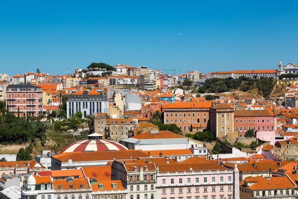 Panorama Flygfoto över Lissabon — Stockfoto