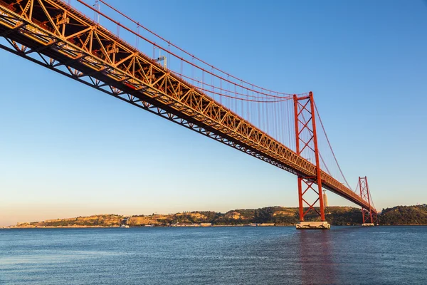 25 de Abril Bridge over the Tagus river — Stock Photo, Image