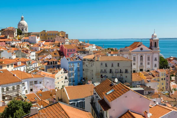 Panoramautsikt över Lissabon — Stockfoto