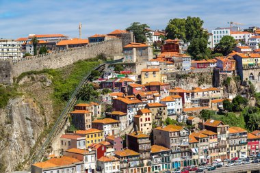 Portekiz 'deki Porto' nun hava görüntüsü