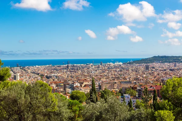 Vista panorâmica de Barcelona — Fotografia de Stock