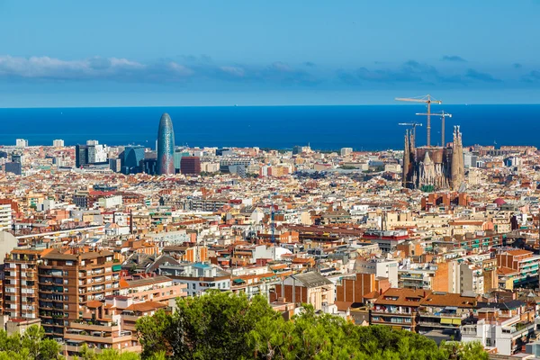 바르셀로나의 전경 — 스톡 사진