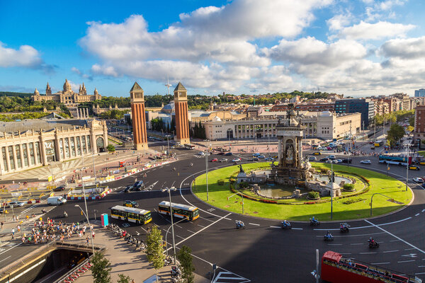 View of Barcelona center