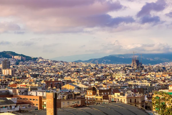 Vista panorámica de Barcelona — Foto de Stock