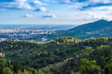 Barselona görünümünden park Güell
