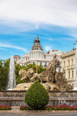 Madrid'da Cibeles Çeşmesi