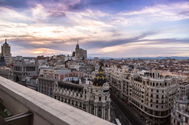 Madrid Panoramical havadan görünümü