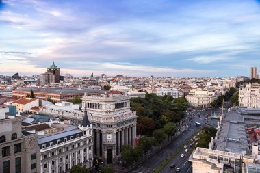 Madrid Panoramical havadan görünümü