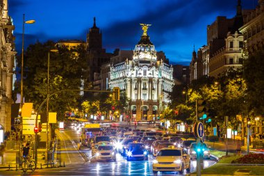 Metropolis bölgesinde Madrid.