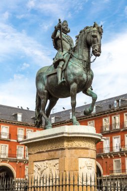 Philip III Madrid heykeli