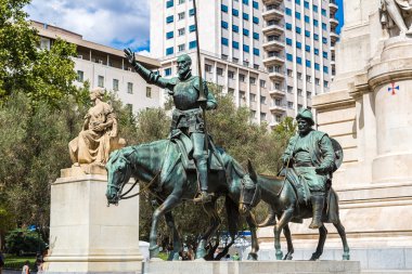 Don Kişot ve Sancho Panza Madrid