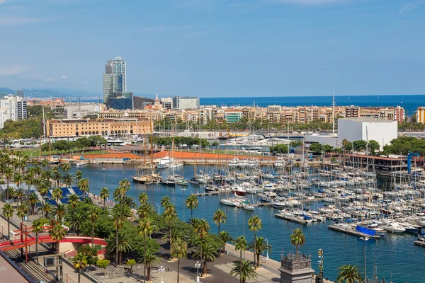 Port Vell en Barcelona, España — Foto de Stock