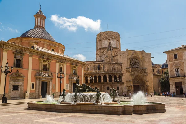 Fontein van Rio Turia in Valencia — Stockfoto