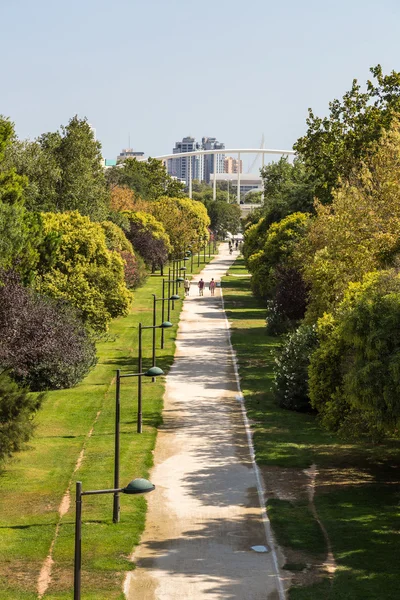 Turia jardins em valencia — Fotografia de Stock