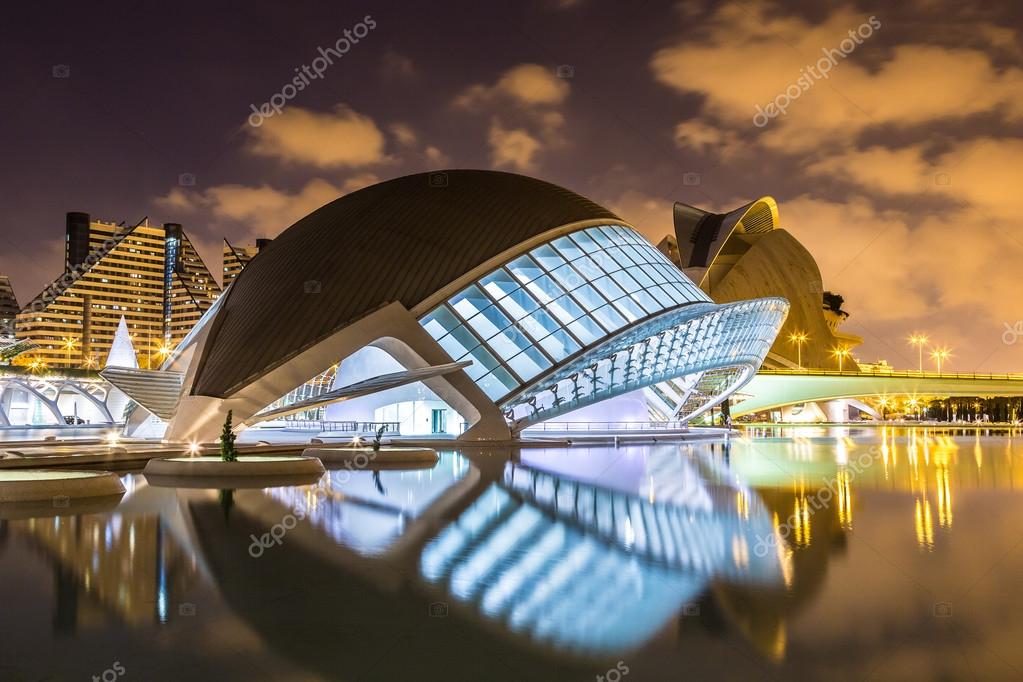 Città delle arti e delle scienze di valencia — foto editoriale stock ... Citta delle arti e delle scienze di valencia