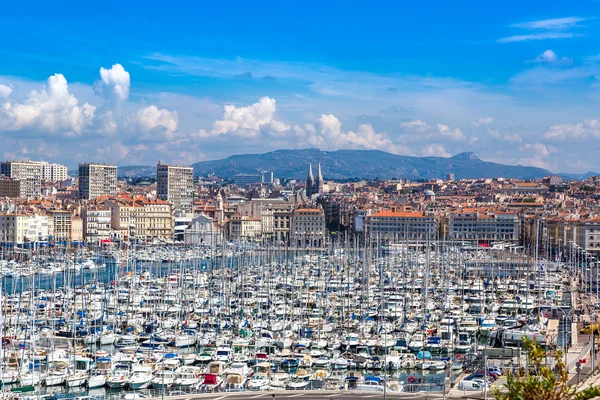 Old sea port in Marseille — Stock Photo, Image