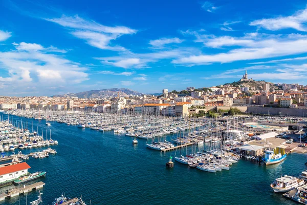 Port w Marsylii, Francja — Zdjęcie stockowe