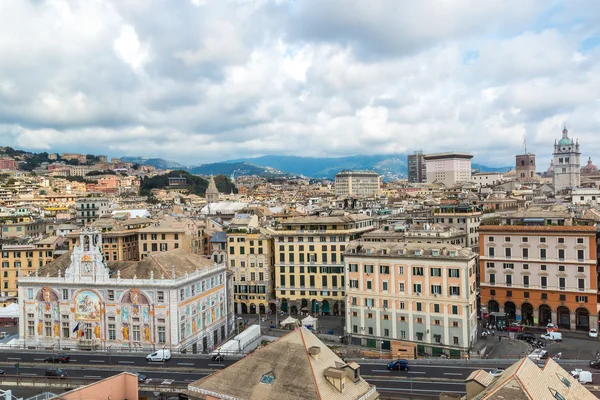 Puerto de Génova en Italia — Foto de Stock