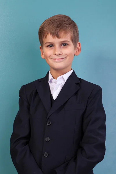 Menino da escola — Fotografia de Stock