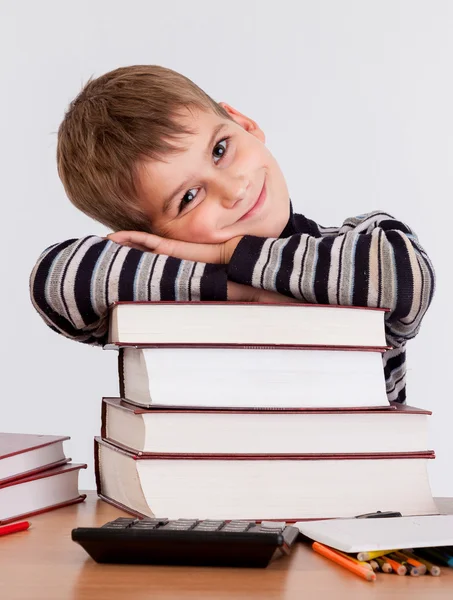 Lindo colegial — Foto de Stock