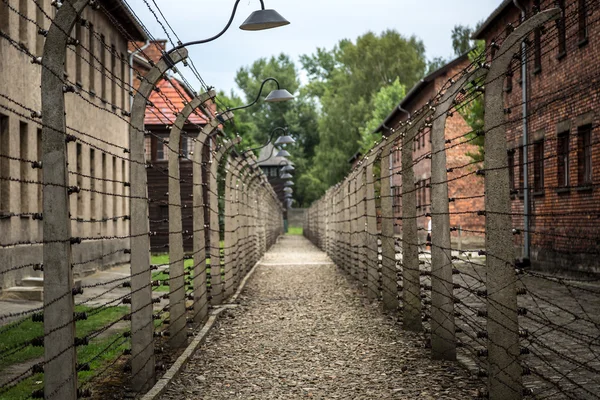 Osvětim koncentračního tábora — Stock fotografie