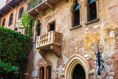Romeo ve Juliet balkon Verona